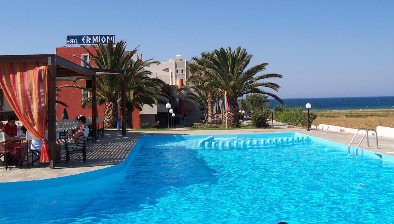 Ermioni Hotel Paralia Kourna Dış mekan fotoğraf